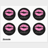 Sticker Rond 311-Oh Embrasse-le ! | Noir (Feuille)