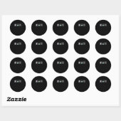 STICKER ROND 32. (Feuille)