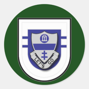 Sticker Rond 325th Régiment d'infanterie - 2d éclair de