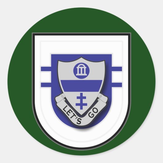 Sticker Rond 325th Régiment d'infanterie - 2d éclair de (Devant)