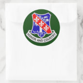 Sticker Rond 327e Régiment d'infanterie (aéroporté) (Sac)