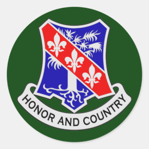 Sticker Rond 327e Régiment d'infanterie (aéroporté)
