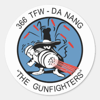 Sticker Rond 366e TFW G un Fighter