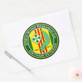 Sticker Rond 374e RRC 2 - ASA Vietnam (Enveloppe)