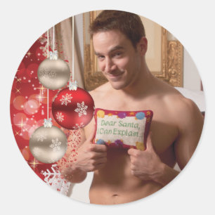 Sticker Rond 38886B-RA Chris Rockway Noël