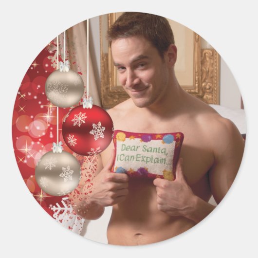 Sticker Rond 38886B-RA Chris Rockway Noël (Devant)