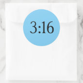 STICKER ROND 3:16 (Sac)