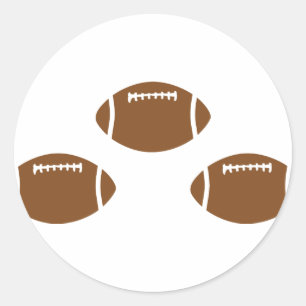 Sticker Rond 3 balles de foot