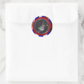 Sticker Rond 3 Cercles - Clown - (Sac)
