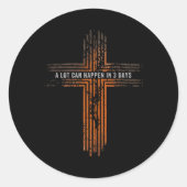 STICKER ROND 3 D (Devant)