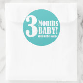 STICKER Rond 3" - Enceinte 3 mois (Sac)