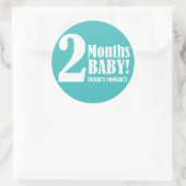 STICKER Rond 3" - Enceinte de 2 mois (Sac)