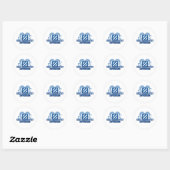 Sticker Rond 3e division d'infanterie (Feuille)
