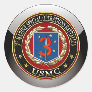 Sticker Rond 3ème MSOB [3D]