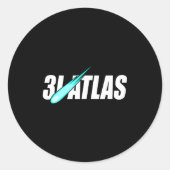 Sticker Rond 3i_atlas Interstellar Comet  (Devant)