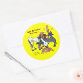 Sticker Rond 400 ans Don Quichotte @QUIXOTEdotTV (Enveloppe)