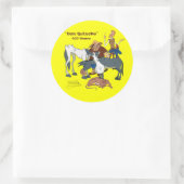 Sticker Rond 400 ans Don Quichotte @QUIXOTEdotTV (Sac)