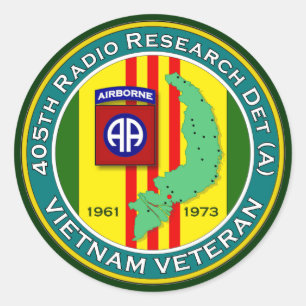 Sticker Rond 405th RRD-A - Asa Vietnam