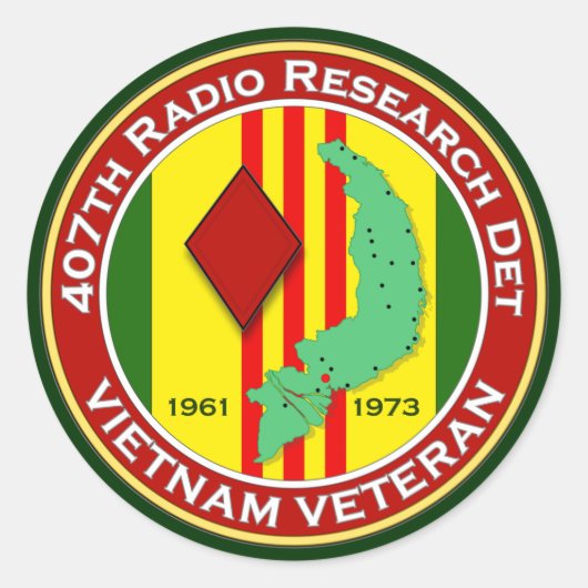 Sticker Rond 407e RRD - ASA Vietnam (Devant)