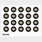 STICKER ROND 40 1983 40E (Feuille)