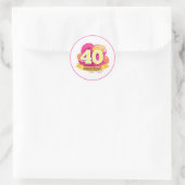 Sticker Rond 40 ans (Sac)