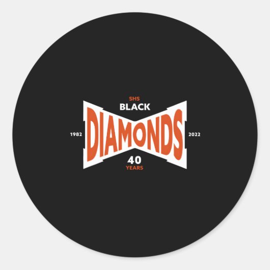 Sticker Rond 40 Ans De Réunion En 1982 (Devant)