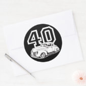 Sticker Rond 40 Classique (Enveloppe)