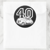 Sticker Rond 40 Classique (Sac)