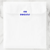 Sticker Rond 40 Roches (Sac)