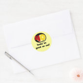 Sticker Rond 40 Semblables T-shirts et cadeaux sur moi (Enveloppe)