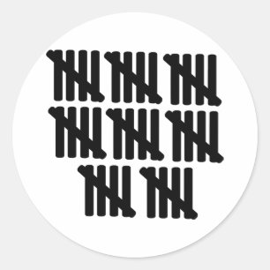 Sticker Rond 40e anniversaire