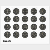 Sticker rond 412 (Feuille)