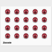 Sticker Rond 425e Escadron de chasse (Feuille)