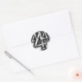 Sticker Rond 444ème (Enveloppe)