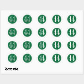 Sticker Rond #44 Cercle Vert (Feuille)