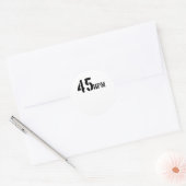 Sticker Rond 45 Rpm Vinyl (Enveloppe)