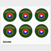 Sticker Rond 45e TPIP - 9e infanterie (Feuille)