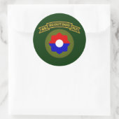 Sticker Rond 45e TPIP - 9e infanterie (Sac)