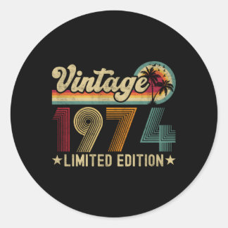 Sticker Rond 49 1974 49E Pour