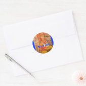 Sticker Rond 4 juillet (Enveloppe)