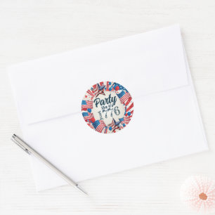 Sticker Rond 4 juillet
