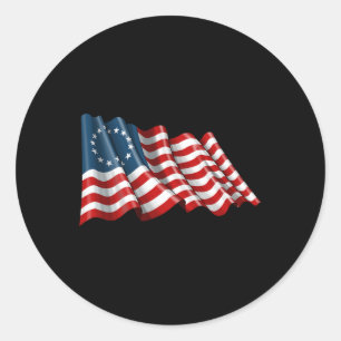 Sticker Rond 4 juillet 13 colonies patriotiques