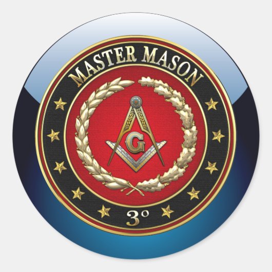 Sticker Rond [500] Master Mason, 3rd Degree [Edition spéciale] (Devant)