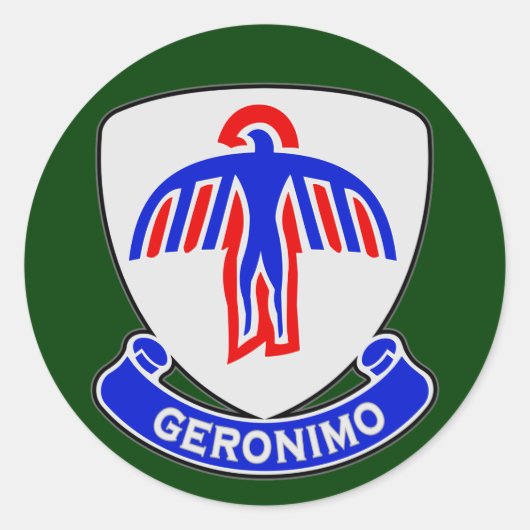 Sticker Rond 501e Régiment d'infanterie (aéroporté) (Devant)