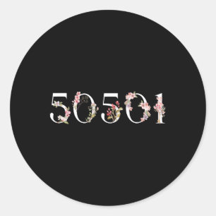 Sticker Rond 50501 Manifestation contre Trump 50 Manifestations