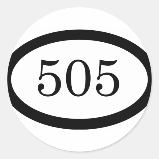 Sticker Rond 505 Infanterie parachute (Devant)