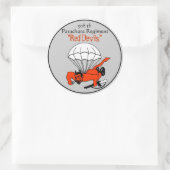 Sticker Rond 508e régiment de blindés, 82e Airborn (Sac)