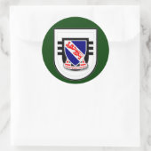 Sticker Rond 508e Régiment d'infanterie - Flash du 3e Bataillon (Sac)