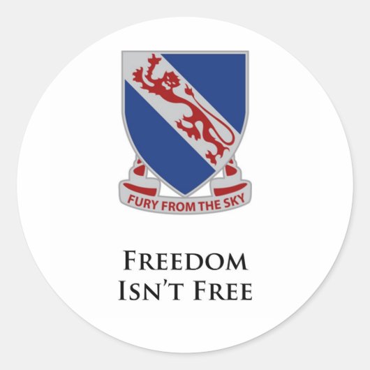 Sticker Rond 508ème PIR-Freedom n'est pas libre (Devant)