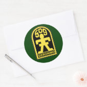 Sticker Rond 509e régiment d'infanterie (en vol) SSI (Enveloppe)